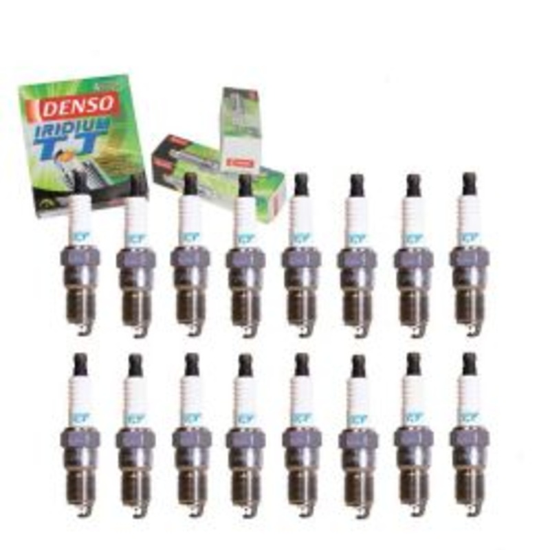 16 pc DENSO Iridium TT Spark Plugs for 2007-2008 Jeep Commander 5.7L V8