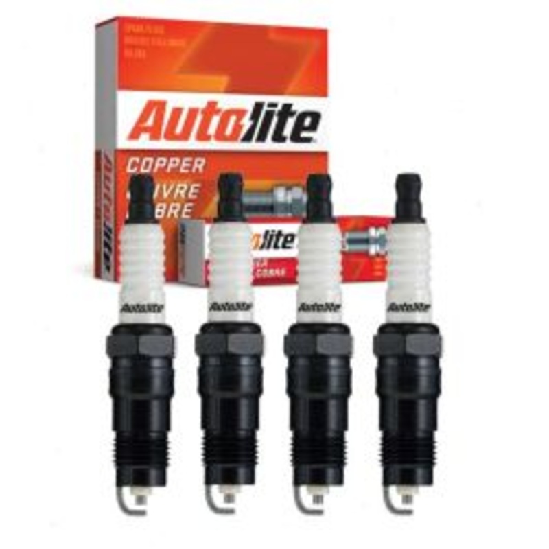 4 pc Autolite Copper Core Spark Plugs for 1986-1987 Ford Aerostar 2.3L L4