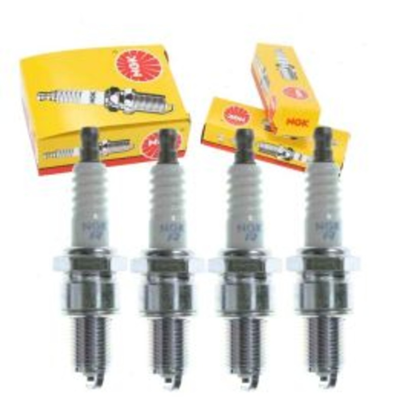 4 pc NGK Standard Exhaust Side Spark Plugs for 1982-1983 Nissan Stanza 2.0L L4