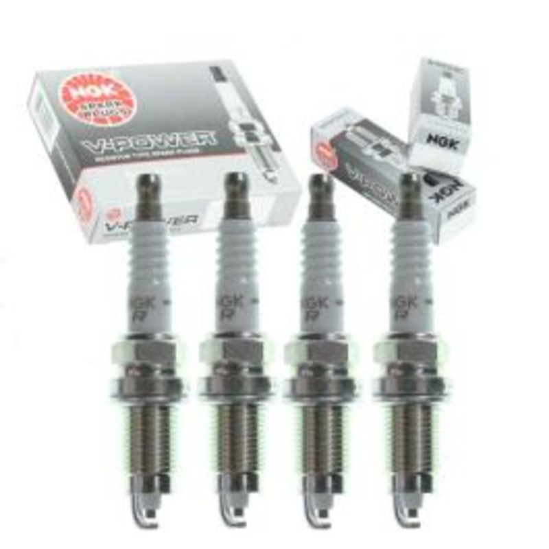 4 pc NGK V-Power 7252 FR5-1 Spark Plugs