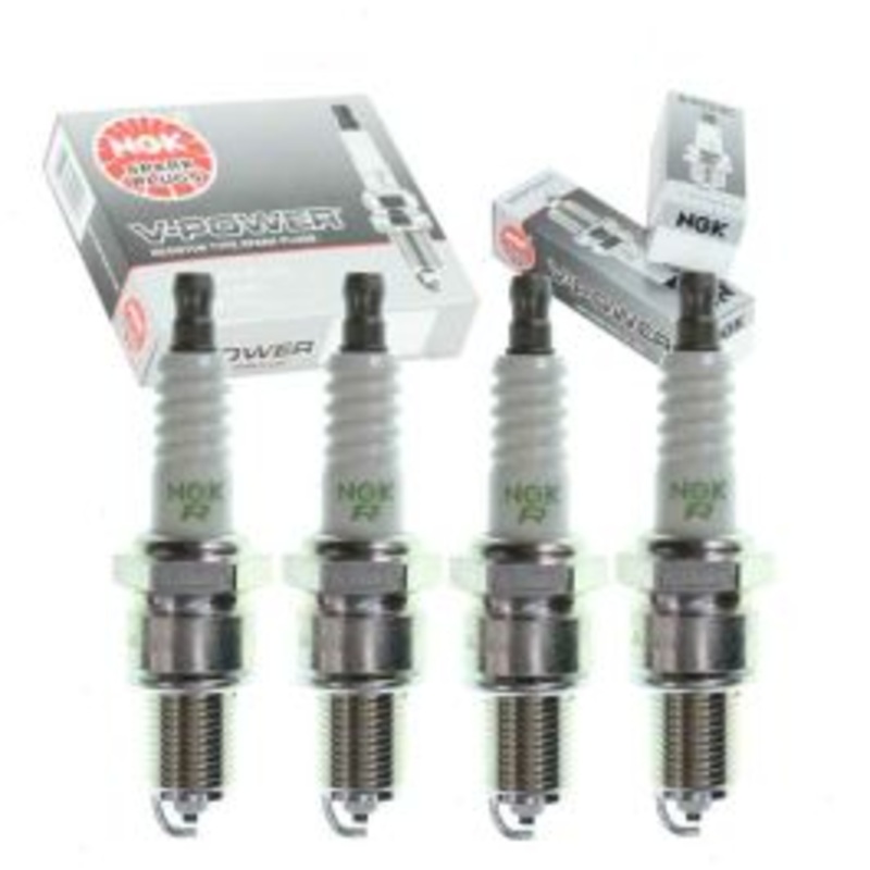 4 pc NGK V-Power Spark Plugs for 1966-1972 BMW 2000 2.0L L4