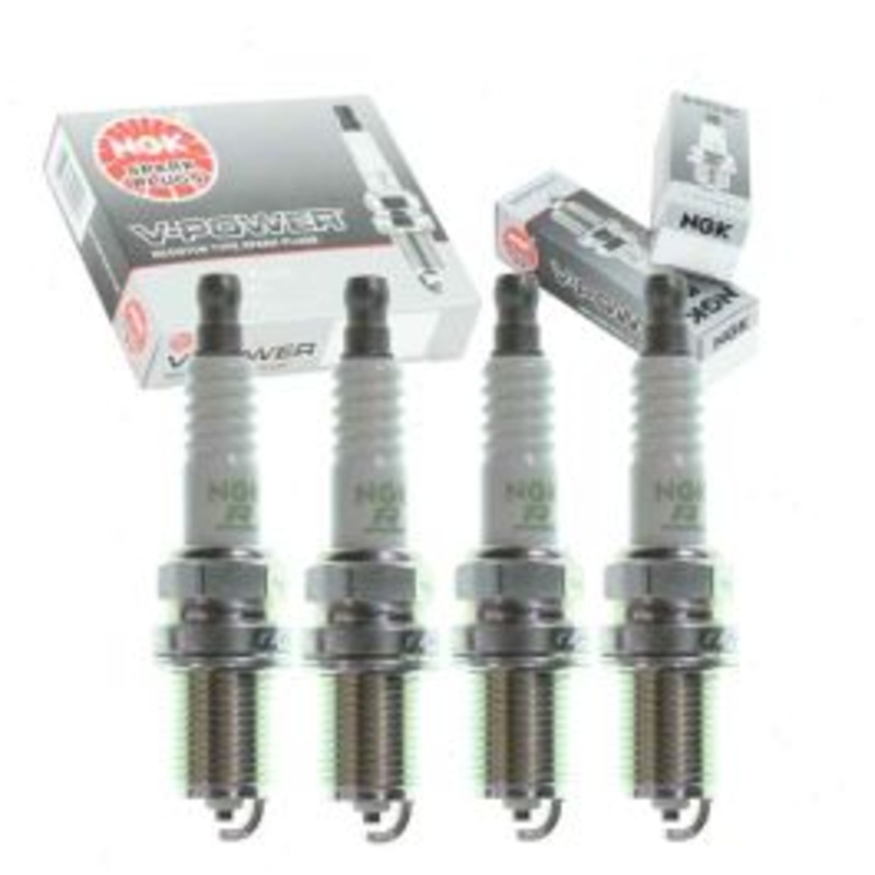 4 pc NGK V-Power Spark Plugs for 1991-1998 Nissan 240SX 2.4L L4