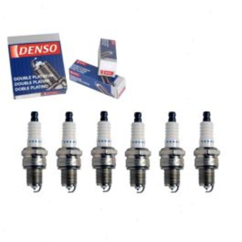 6 pc DENSO Double Platinum Spark Plugs for 1968-1969 Chevrolet P10 Van 3.8L 4.1L L6