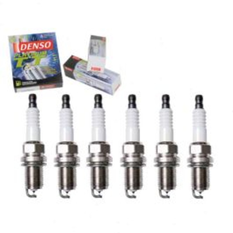 6 pc DENSO Platinum TT Spark Plugs for 2009-2012 Audi A6 Quattro 3.0L V6