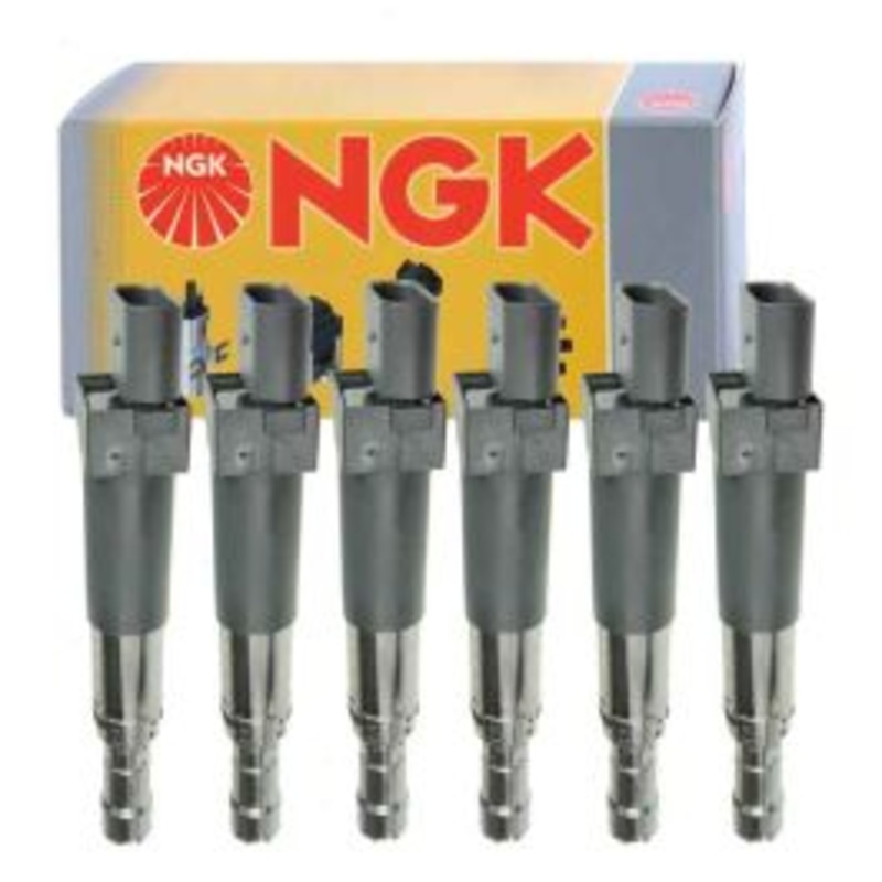 6 pc NGK Ignition Coils for 2002-2004 Volkswagen Jetta 2.8L V6