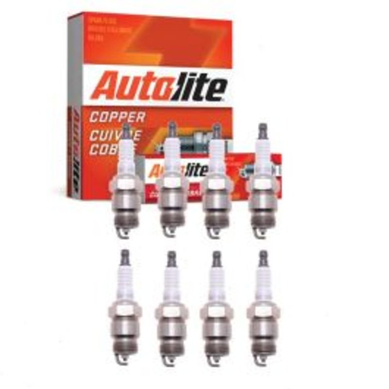 8 pc Autolite Copper Core Spark Plugs for 1962-1965 Ford Falcon Sedan Delivery 4.3L 4.7L V8