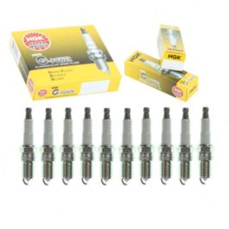 10 pc NGK G-Power Spark Plugs for 2003 Ford E-550 Super Duty 6.8L V10