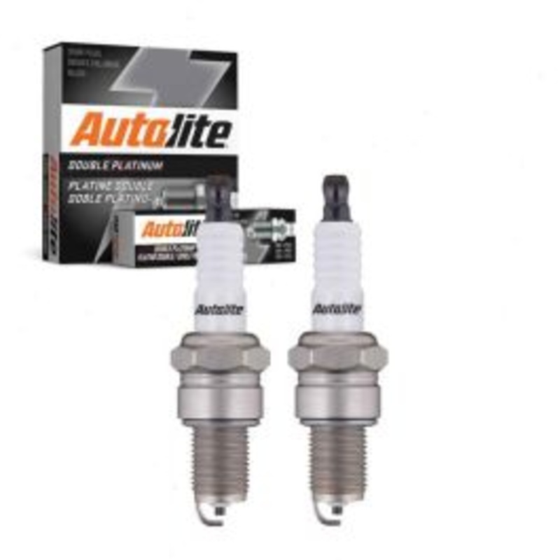 2 pc Autolite Double Platinum Spark Plug for 1954-1959 Panhard Dyna