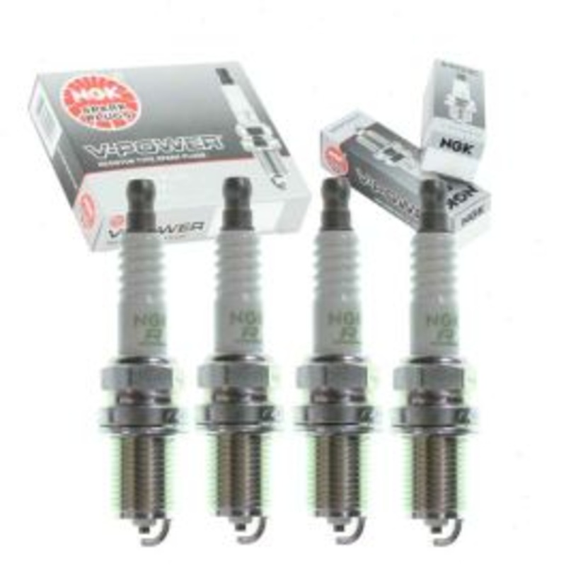 4 pc NGK V-Power Spark Plugs for 1993-1995 Mitsubishi Expo 2.4L L4