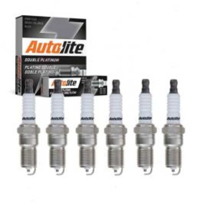 6 pc Autolite Double Platinum Spark Plug for 1991-1994 Pontiac Sunbird 3.1L