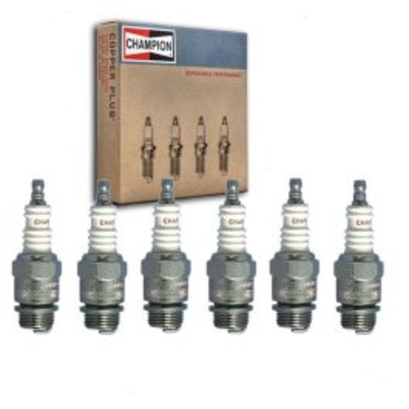 6 pc Champion Industrial Spark Plugs for 1960-1963 Checker Superba 3.7L L6