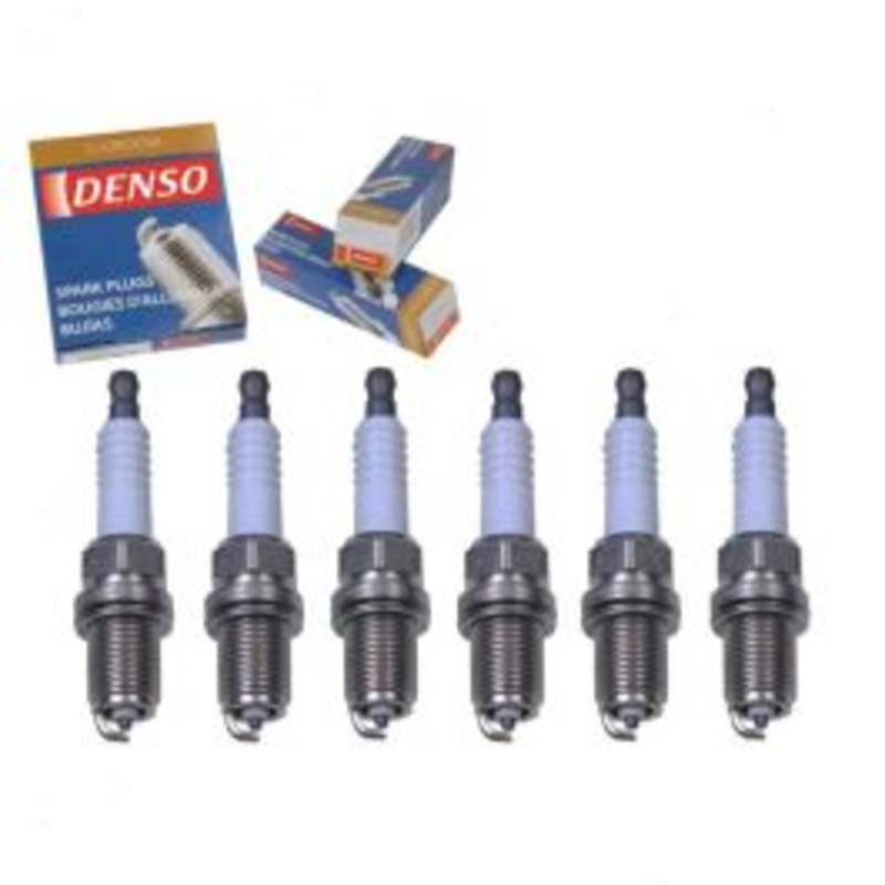6 pc DENSO Standard U-Groove Spark Plugs for 1992-1994 Dodge B250 3.9L V6