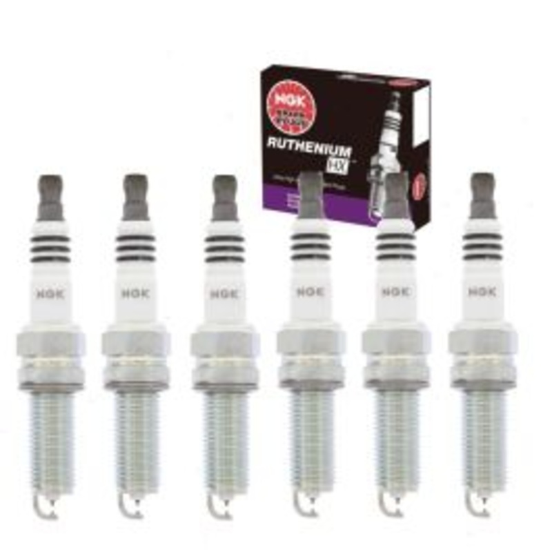 6 pc NGK Ruthenium HX Spark Plugs for 2009-2019 Honda Ridgeline 3.5L V6