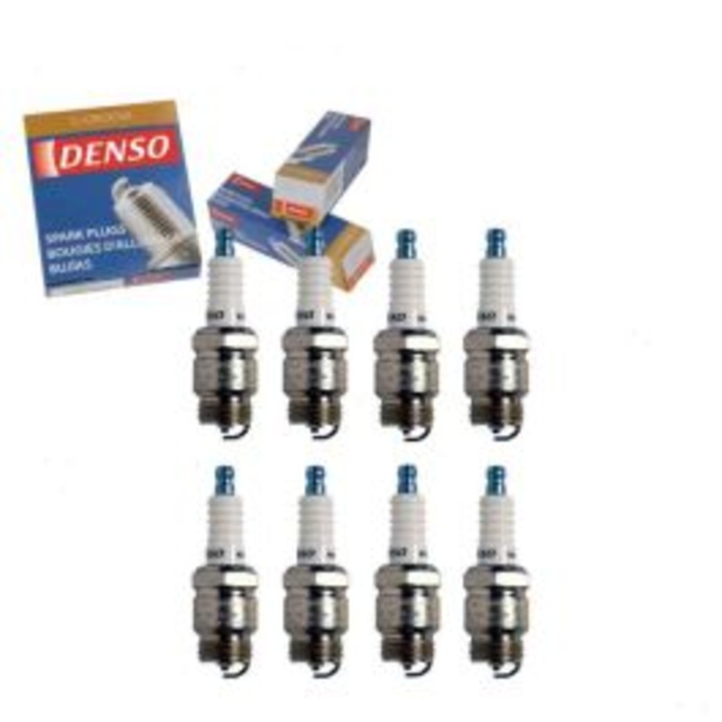 8 pc DENSO Standard U-Groove Spark Plugs for 1966-1971 Ford Bronco 4.7L 5.0L V8