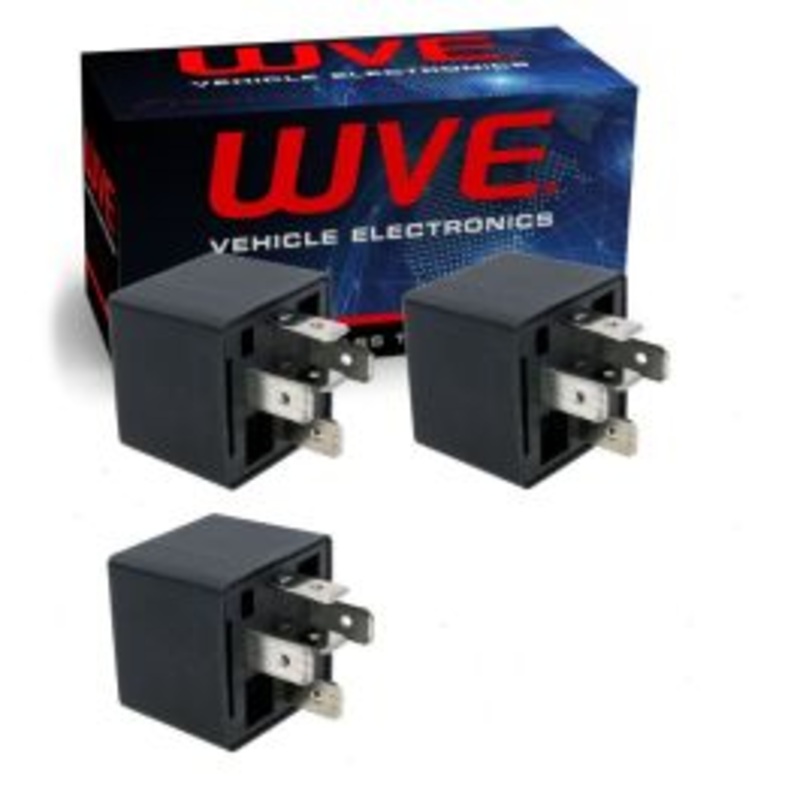 3 pc Wells WVE Multi Purpose Relay for 2014 Dodge Challenger
