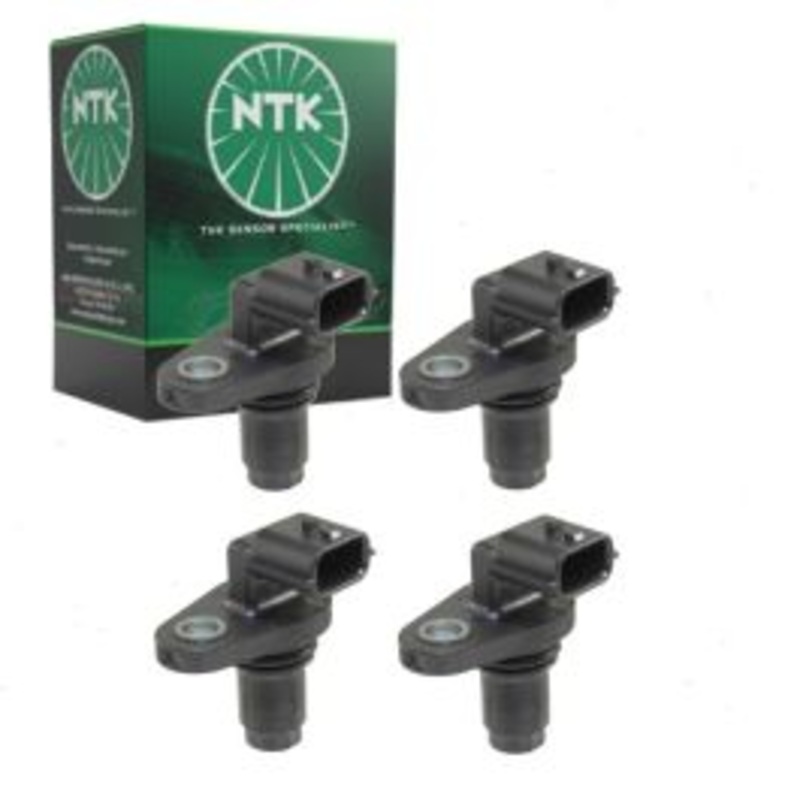 4 pc NTK Camshaft Position Sensors for 2009-2012 INFINITI FX35 3.5L V6
