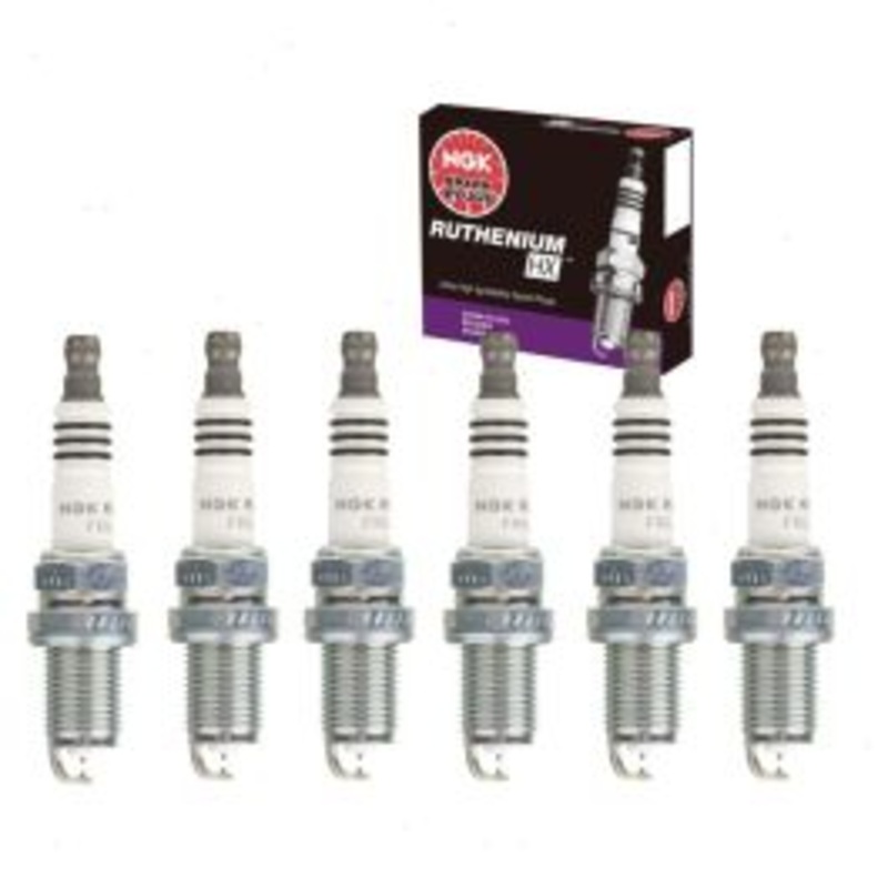 6 pc NGK Ruthenium HX Spark Plugs for 2002-2003 Isuzu Axiom 3.5L V6