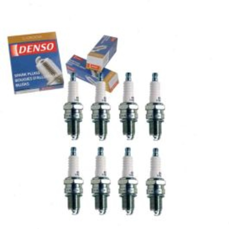 8 pc DENSO Standard U-Groove Spark Plugs for 1971-1974 Dodge B100 Van 5.2L 5.9L V8