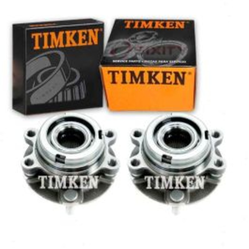 2 pc Timken Front Wheel Bearing Hub Assemblys for 2009-2018 Nissan Maxima
