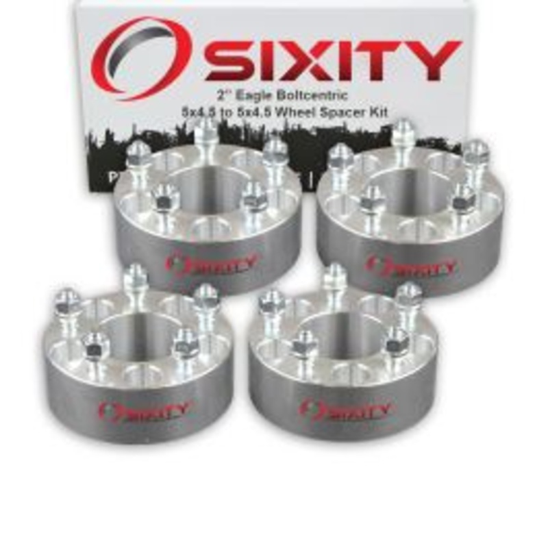Sixity 4 pc 2" Thick Wheel Spacers - Eagle Talon Vision - 5x4.5