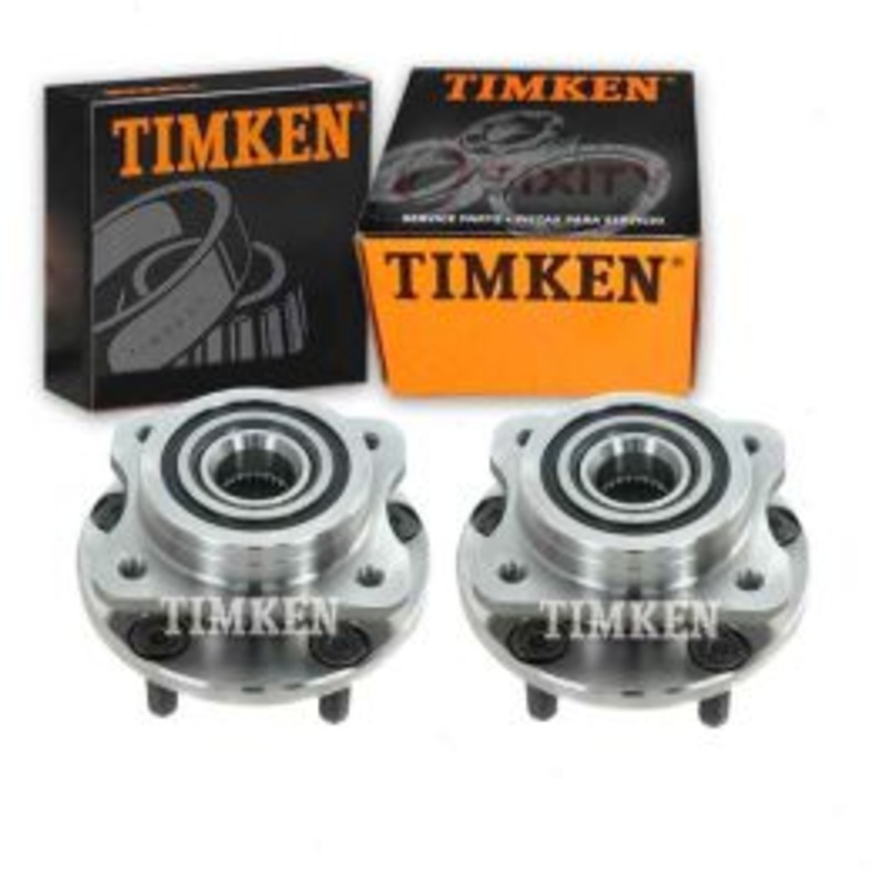 2 pc Timken Front Wheel Bearing Hub Assemblys for 1996-2007 Dodge Grand Caravan