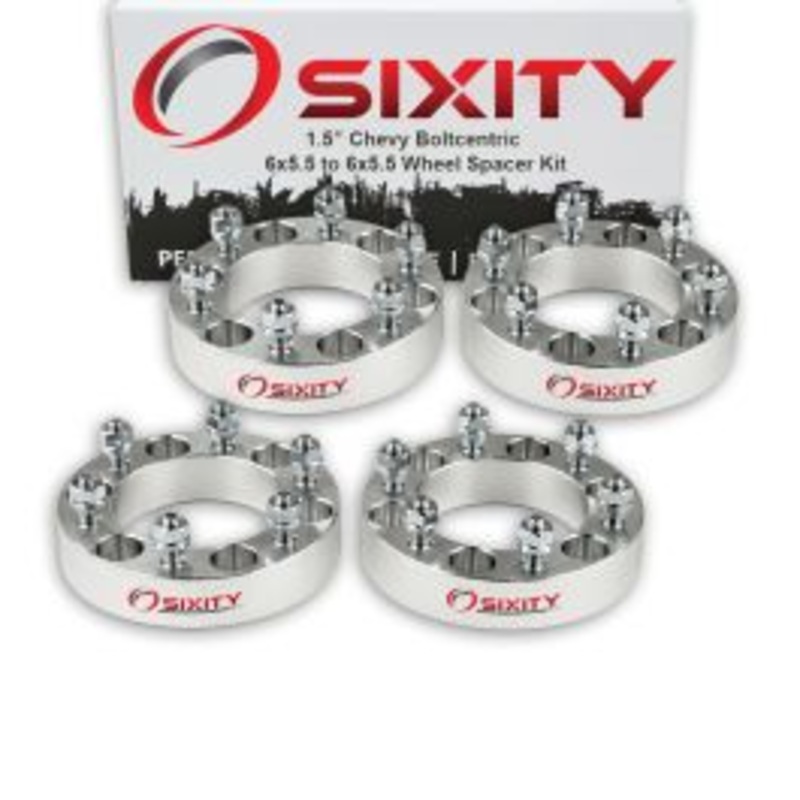 Sixity 4 pc 1.5" Thick Wheel Spacers - Chevy Colorado - 6x5.5