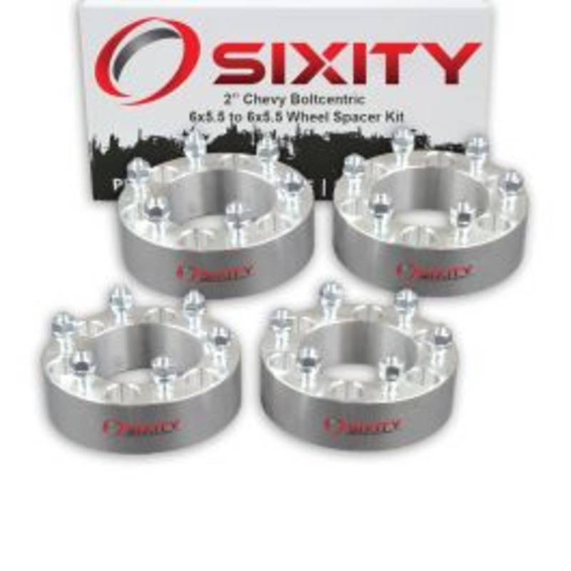 Sixity 4 pc 2" Thick Wheel Spacers - Chevy Colorado - 6x5.5