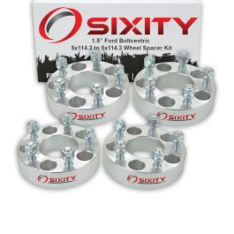 Sixity 4 pc 1.5" Thick Wheel Spacers - Ford Aerostar Bronco II Crown Victoria E-100 - 5x114.3mm