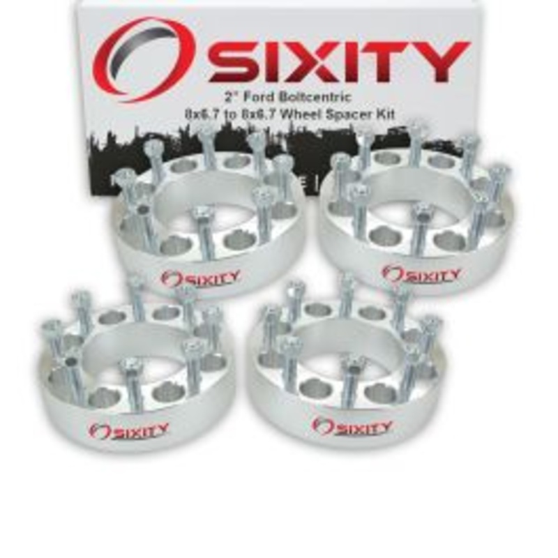Sixity 4 pc 2" Thick Wheel Spacers - Ford E-350 Excursion F-250 F-350 Super Duty - 8x6.7