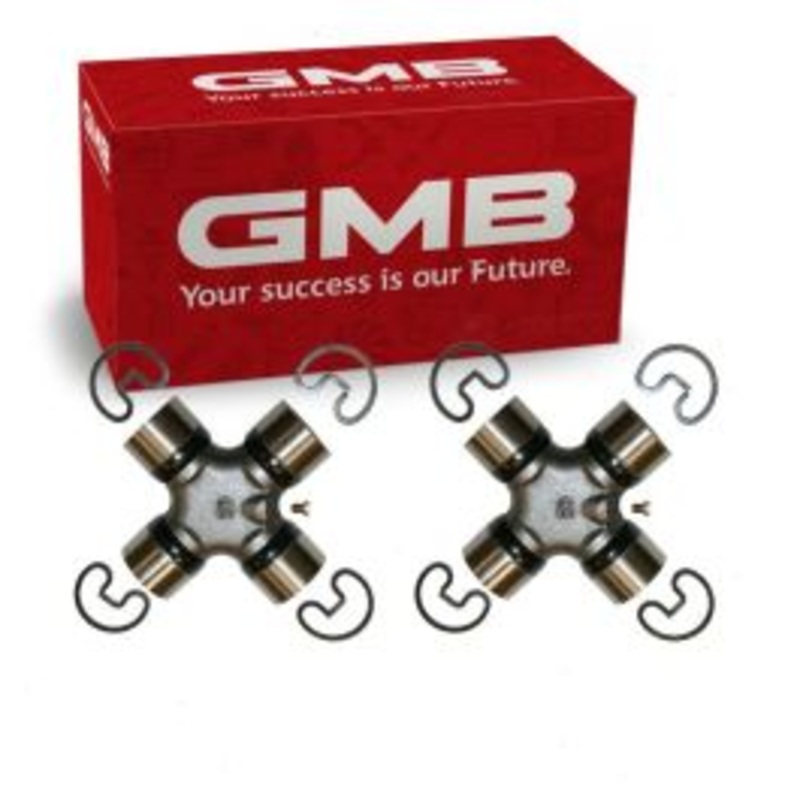 2 pc GMB Front Shaft Rear Center Universal Joints for 1967-1974 GMC K15 K1500 Pickup