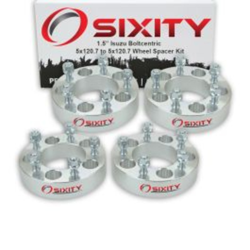 Sixity 4 pc 1.5" Thick Wheel Spacers - Isuzu Hombre - 5x120.7mm