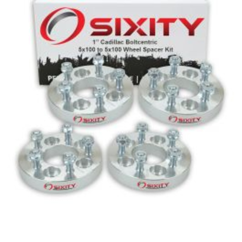 Sixity 4 pc 1" Thick Wheel Spacers - Cadillac Cimarron - 5x100mm