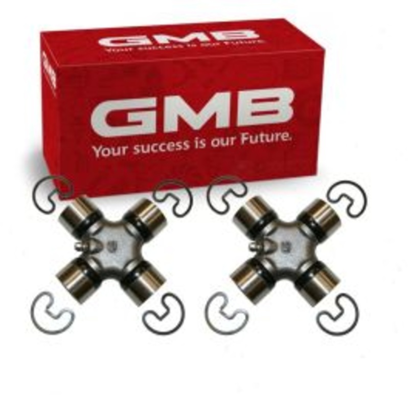 2 pc GMB Front Shaft All Universal Joints for 1965-1970 Jeep J-3700