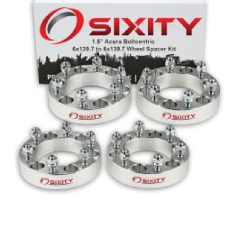 Sixity 4 pc 1.5" Thick Wheel Spacers - Acura SLX - 6x139.7mm