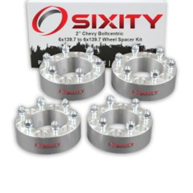 Sixity 4 pc 2" Thick Wheel Spacers - Chevy Colorado - 6x139.7mm