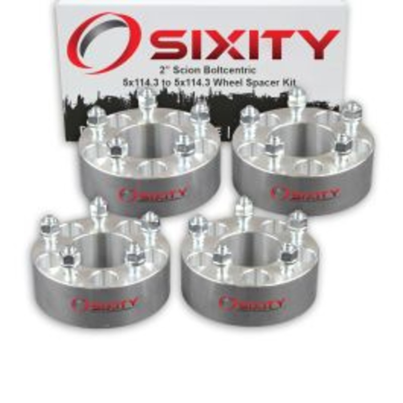 Sixity 4 pc 2" Thick Wheel Spacers - Scion xB - 5x114.3mm