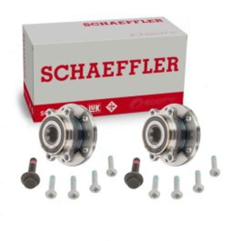 2 pc Schaeffler Rear Wheel Bearing & Hub Assembly Repair Kit for 2017 Volkswagen Tiguan