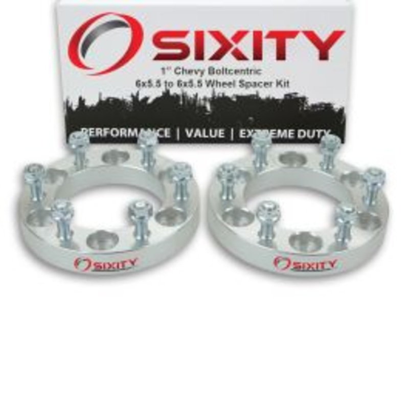 Sixity 2 pc 1" Thick Wheel Spacers - Chevy Colorado - 6x5.5