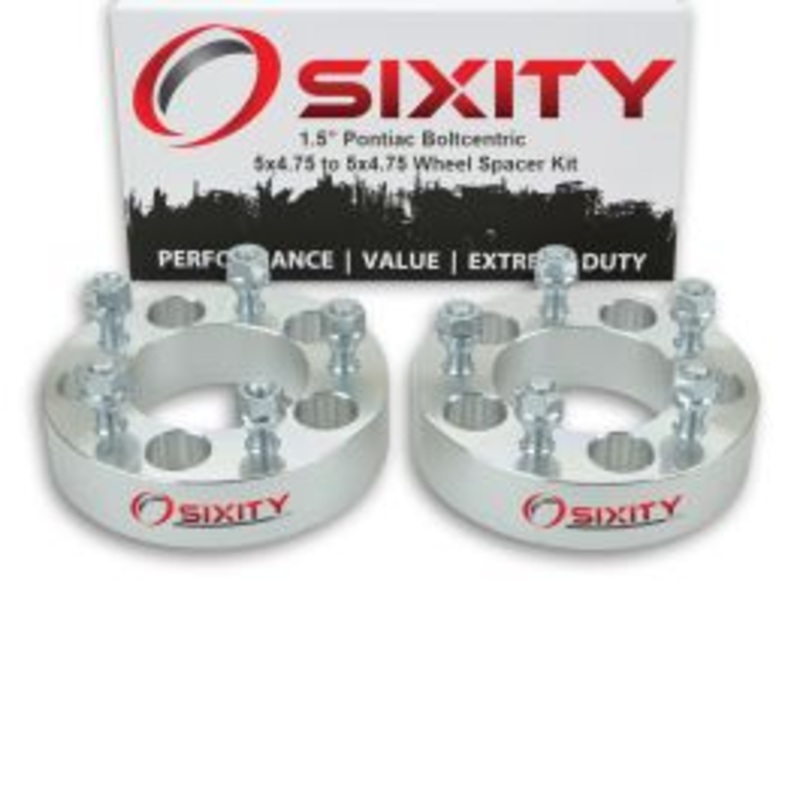 Sixity 2 pc 1.5" Thick Wheel Spacers - Pontiac Firebird Prix - 5x4.75
