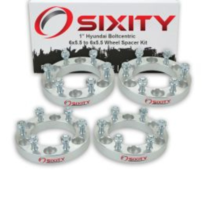 Sixity 4 pc 1" Thick Wheel Spacers - Hyundai Entourage - 6x5.5