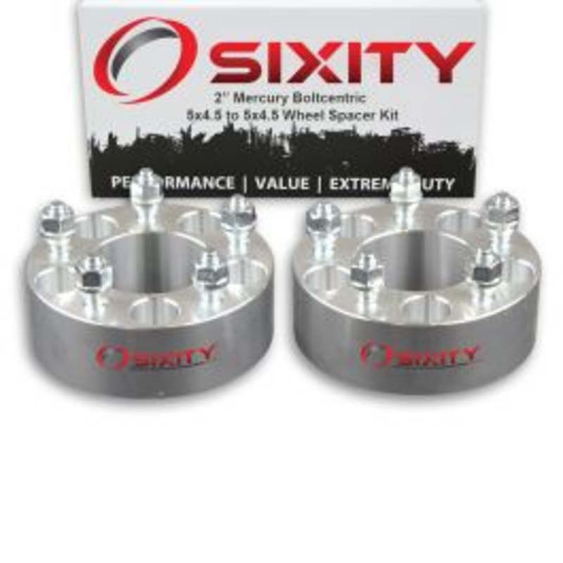 Sixity 2 pc 2" Thick Wheel Spacers - Mercury Mariner Milan - 5x4.5