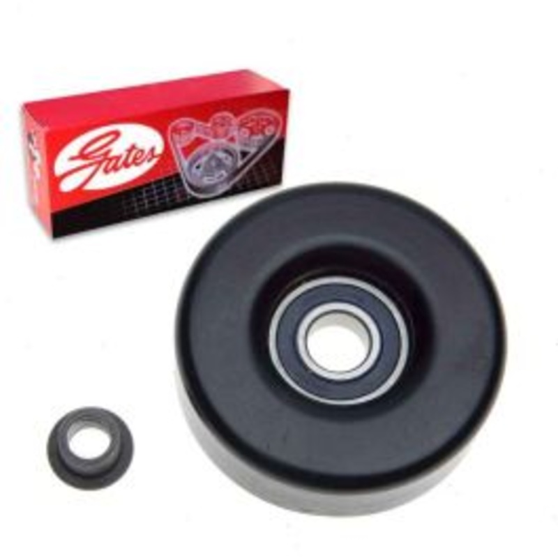 Gates DriveAlign Drive Belt Idler Pulley for 1995-2000 GMC K3500 6.5L V8