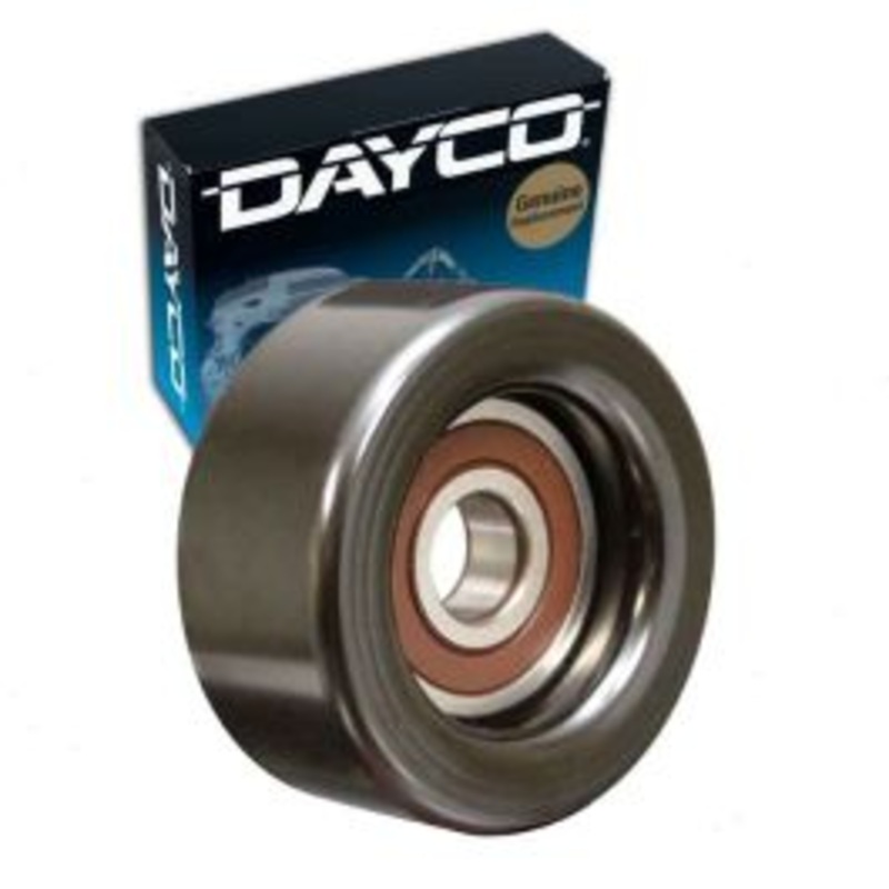 Dayco Smooth Pulley Drive Belt Idler Pulley for 2013-2016 Chevrolet Express 3500 6.6L V8