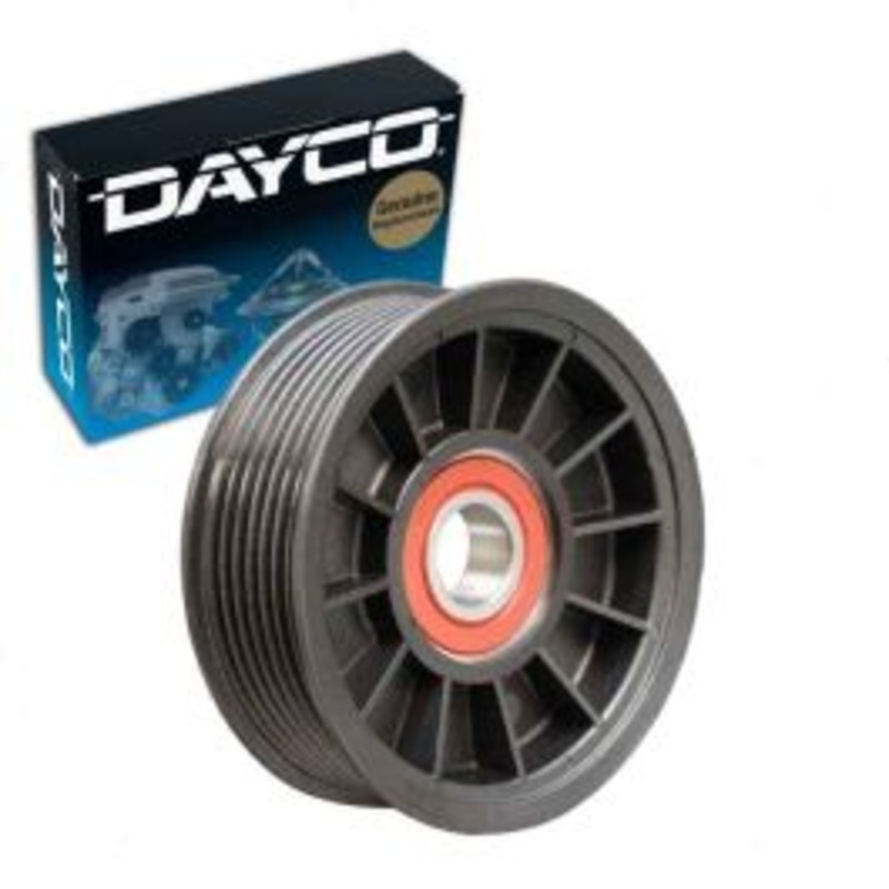 Dayco Grooved Pulley Drive Belt Idler Pulley for 1994 Ford F-250 7.3L V8