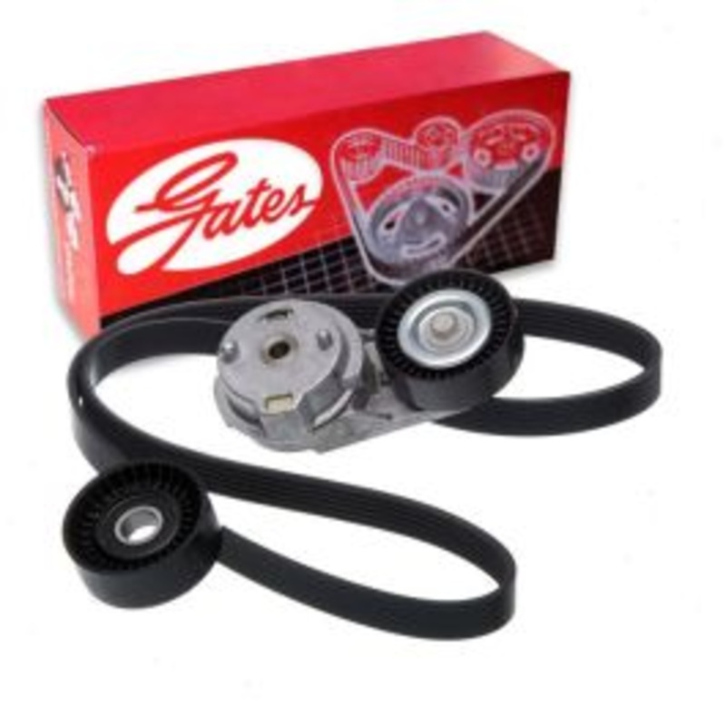 Gates Complete Serpentine Belt Drive Component Kit for 2007-2011 Jeep Wrangler 3.8L V6