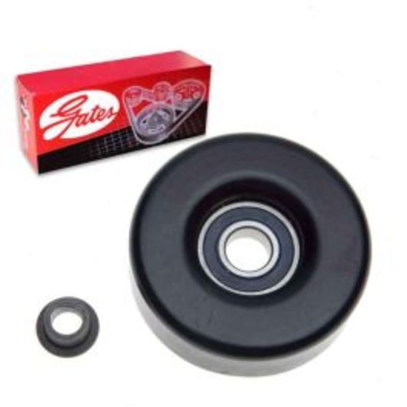 Gates DriveAlign Smooth Pulley Drive Belt Idler Pulley for 1994-1996 GMC G3500 6.5L V8