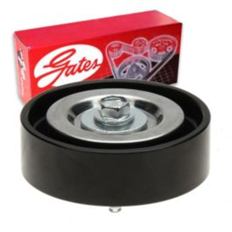 Gates DriveAlign Drive Belt Idler Pulley for 2016-2018 Ford Edge 2.0L L4