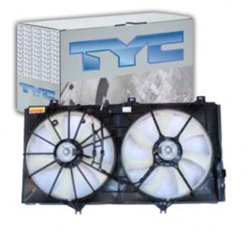 TYC Dual Radiator & Condenser Fan Assembly for 2005-2012 Toyota Avalon 3.5L V6