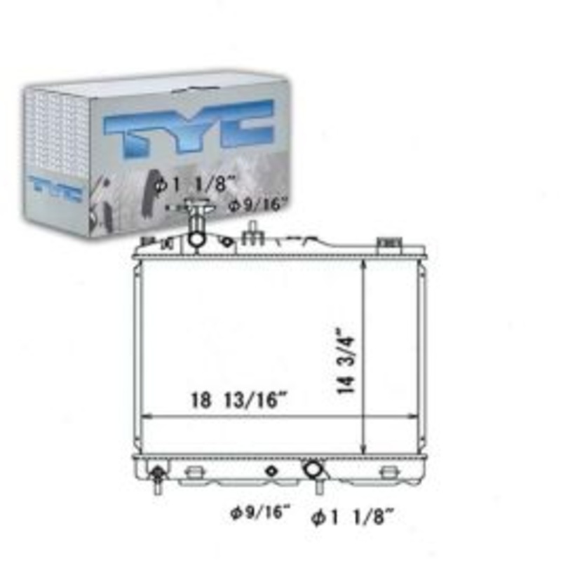 TYC 13469 Radiator Assembly