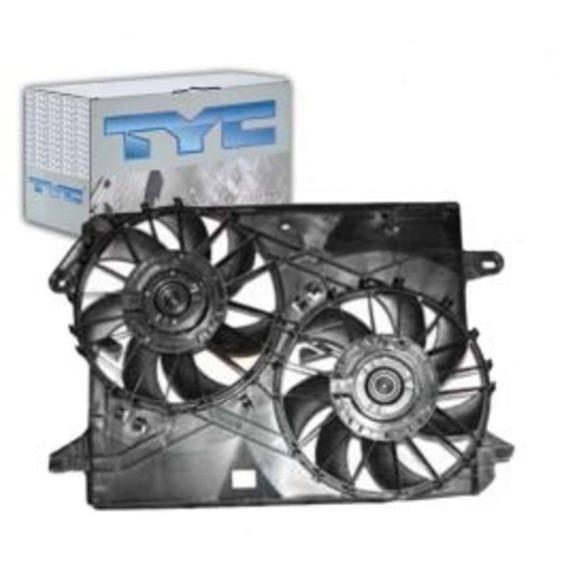 TYC Dual Radiator & Condenser Fan Assembly for 2005-2008 Dodge Magnum